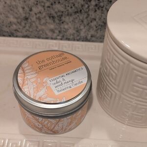 BOGO The Cottage Greenhouse Cedar & Sweet Orange Candle